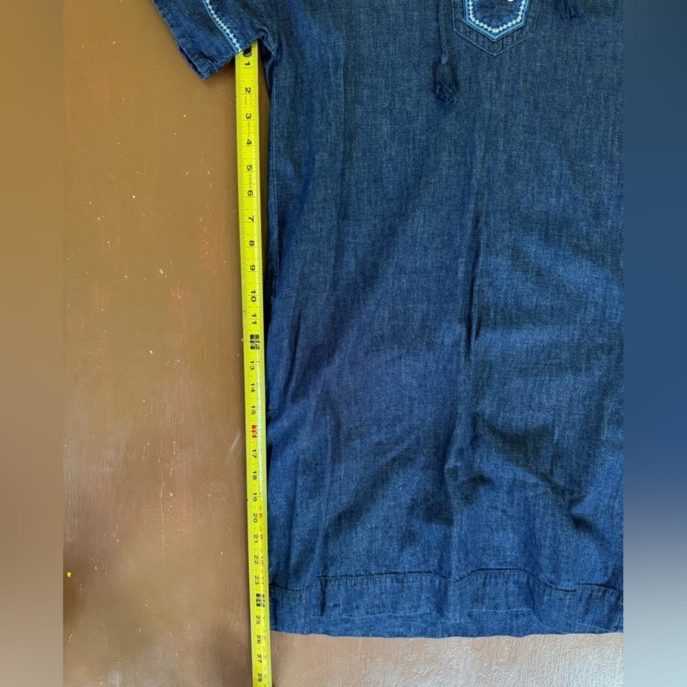 Lauren Ralph Lauren Blue Denim Dress. Women’s 8P - Picture 6 of 6